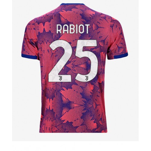 Fotbalové Dres Juventus Adrien Rabiot #25 Alternativní 2022-23 Krátký Rukáv